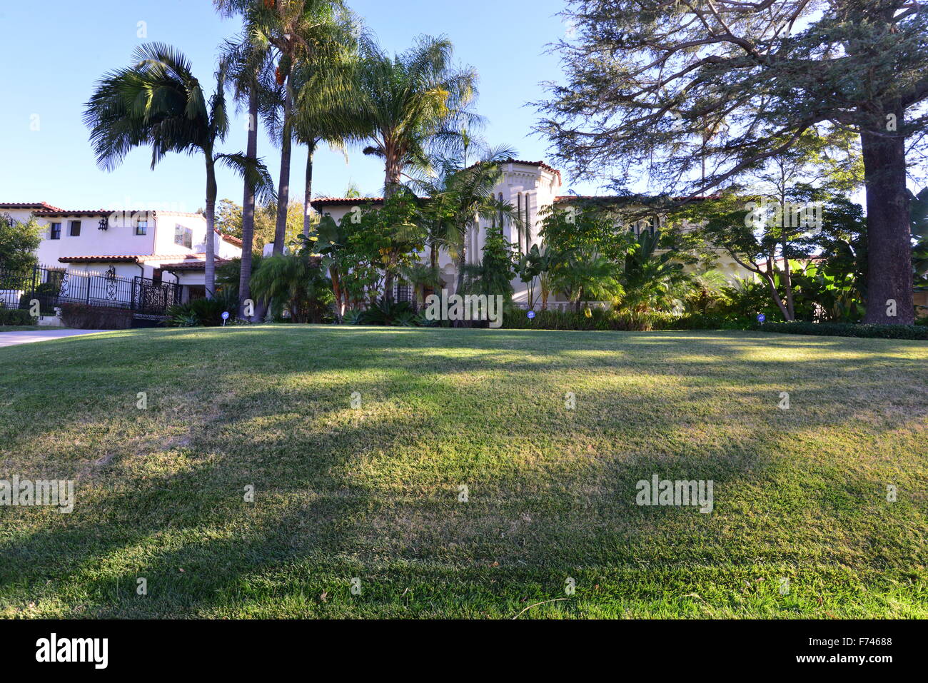 Linden Drive a Beverly Hills Los Angeles. Foto Stock