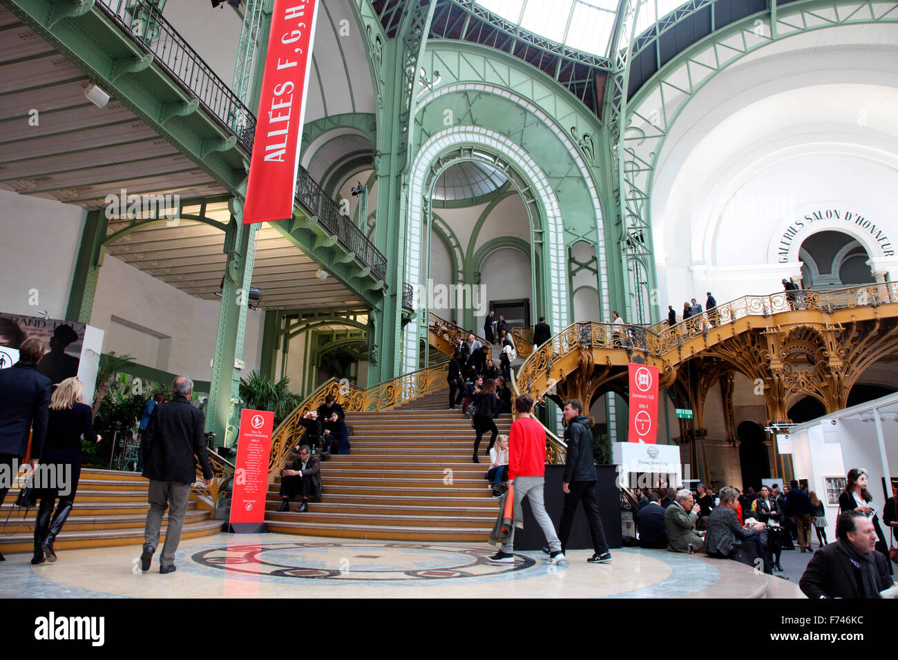 FIAC 2015 nel Grand Palais di Parigi Foto Stock