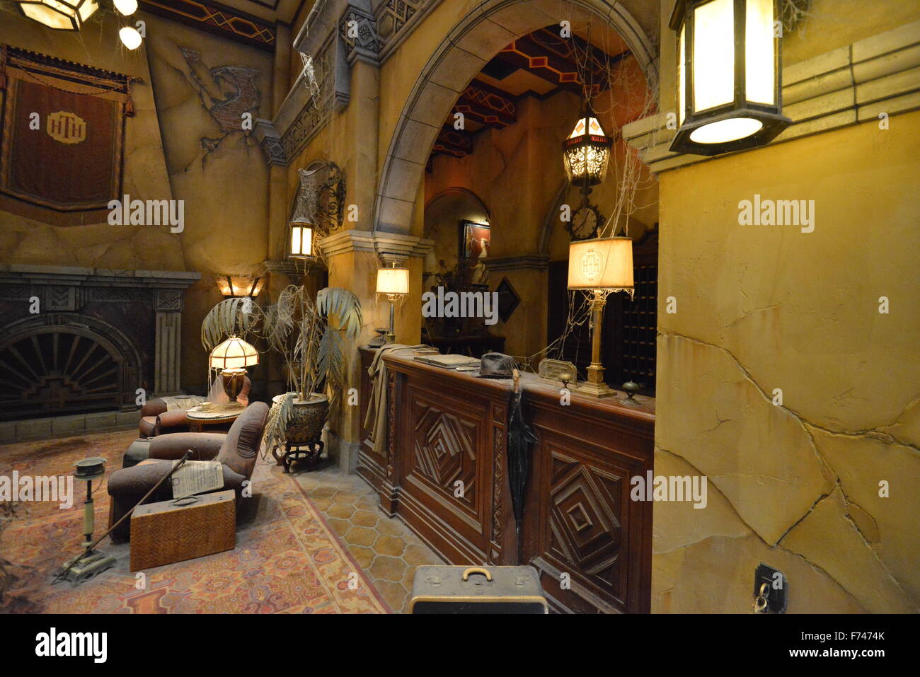 Hotel infestato Foto Stock