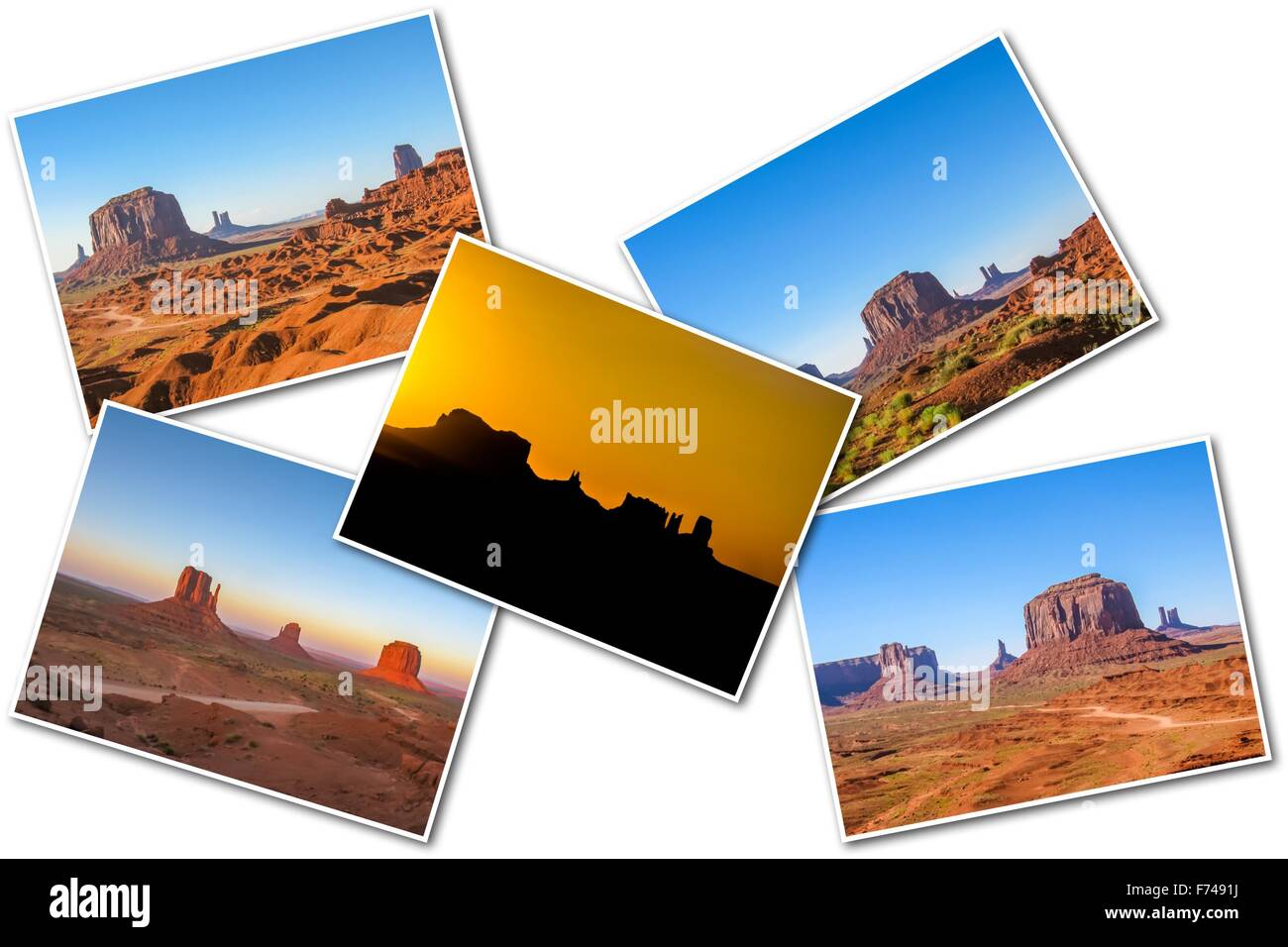 Il Monument Valley foto collage Foto Stock