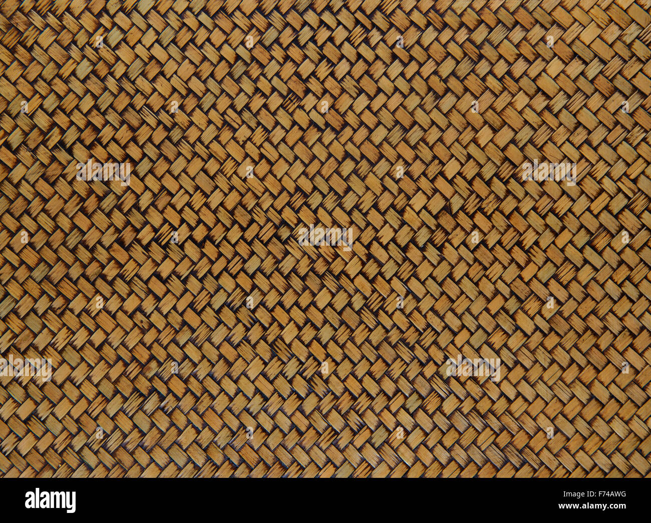 Vimini cesto tessuto texture Foto Stock