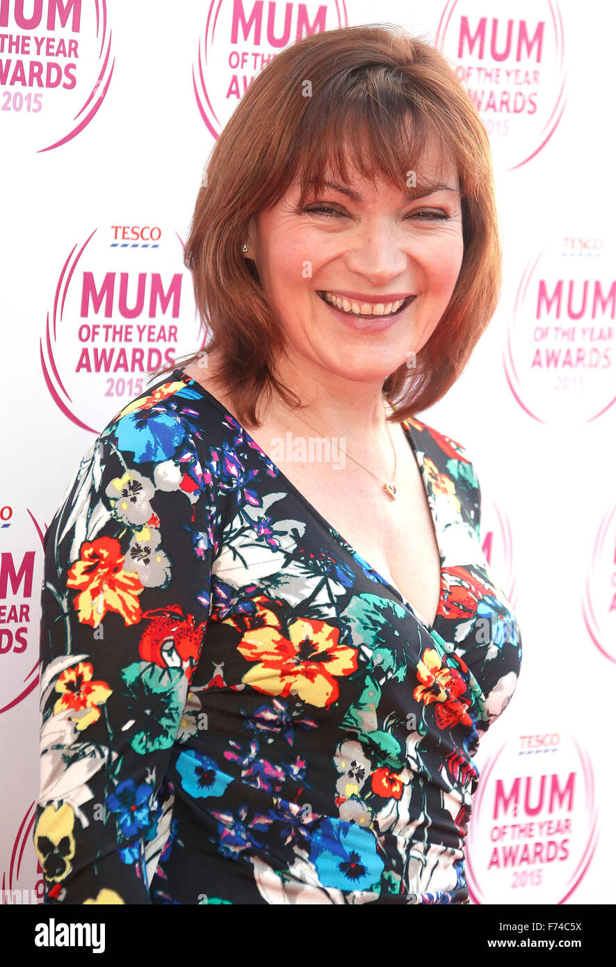 Mar 01, 2015 - Londra, Inghilterra, Regno Unito - Lorraine Kelly frequentando Tesco mamma of the Year Awards 2015 - tappeto rosso arrivi, Savoy Hot Foto Stock