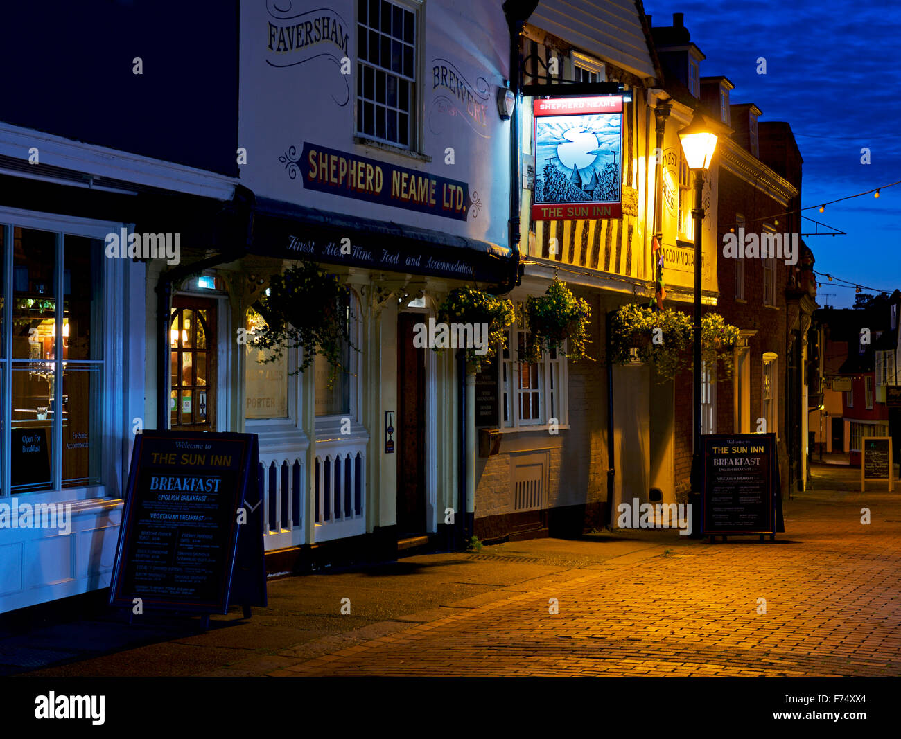 Sun Inn, Faversham Kent, England Regno Unito Foto Stock