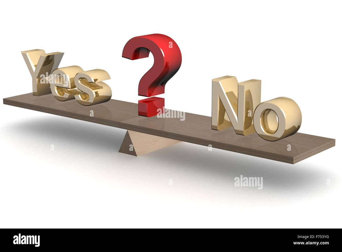 Metafora del processo decisionale Immagini senza sfondo e Foto Stock
