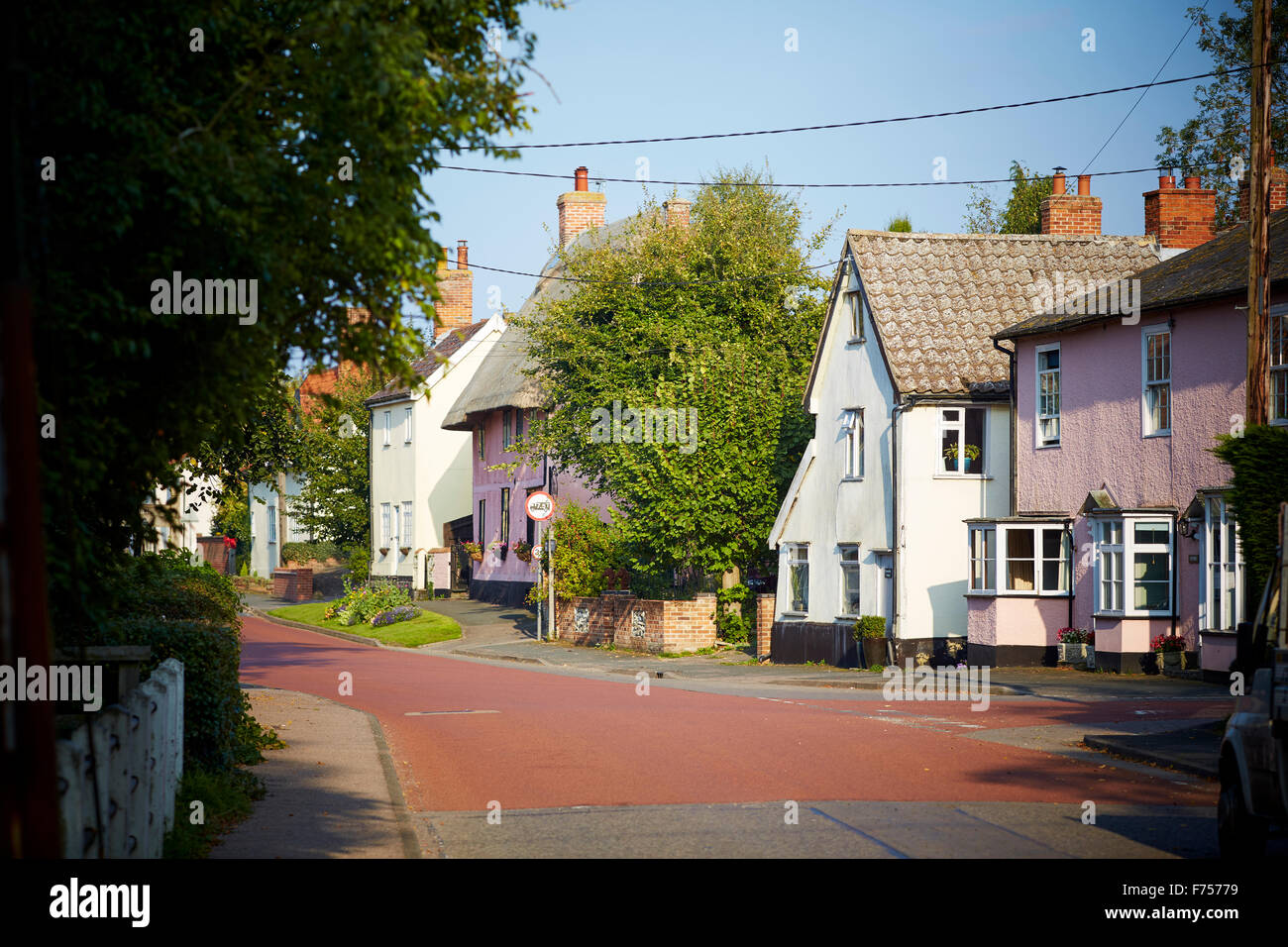 Rickinghall è un villaggio a metà del Suffolk distretto di Suffolk, Inghilterra. Il paese è diviso tra due parrocchie, Rickinghall Foto Stock