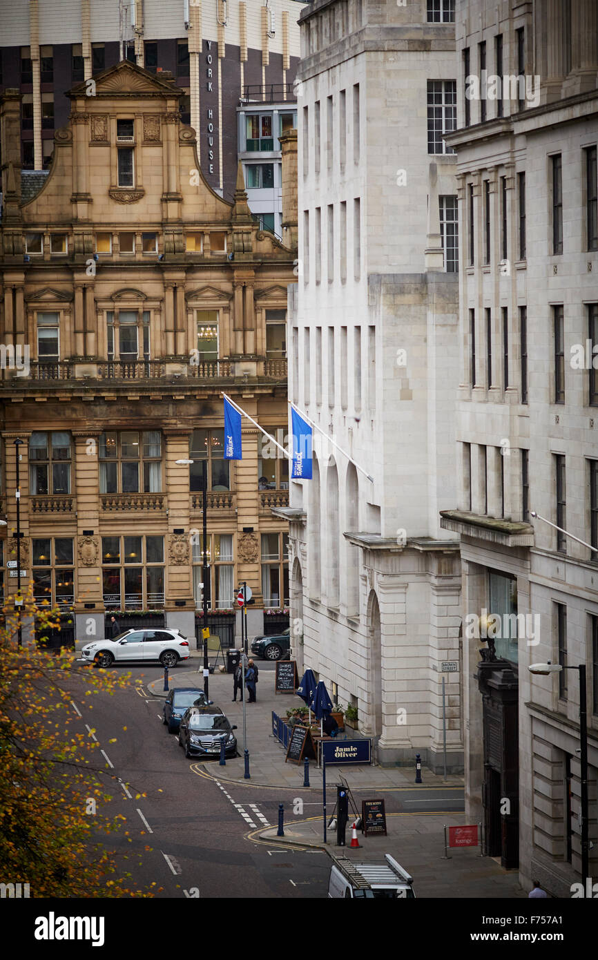 King Street Manchester Foto Stock