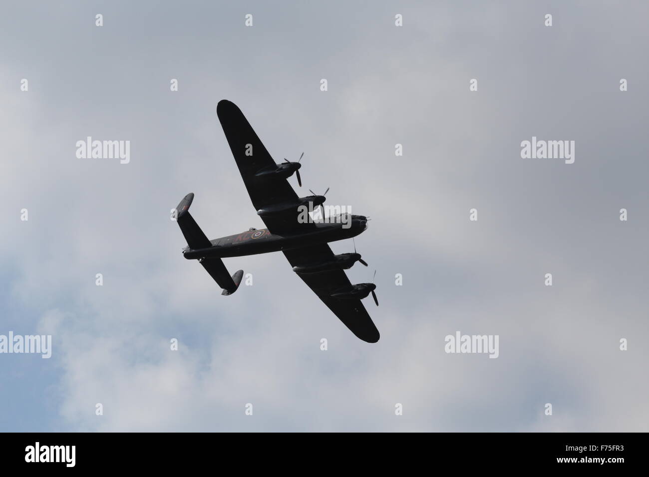 Avro Lancaster bombardiere. Un motore di quattro bombardieri pesanti che vide per la prima volta il servizio attivo nel 1942 Foto Stock