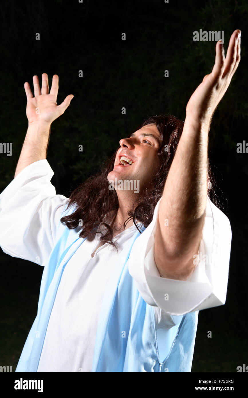 Culto spirituale Foto Stock