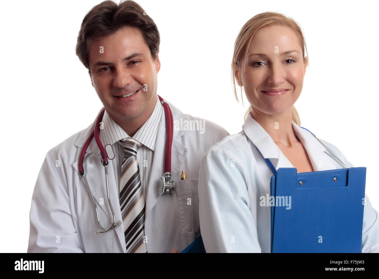 Felice il personale medico Foto Stock