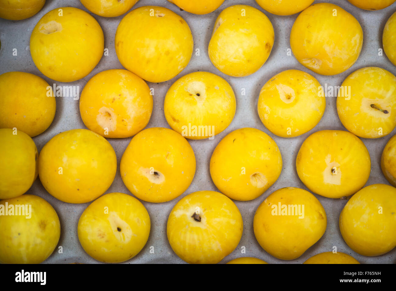 Il giallo di produrre la Tshwane prodotti freschi di mercato in Sud Africa Foto Stock