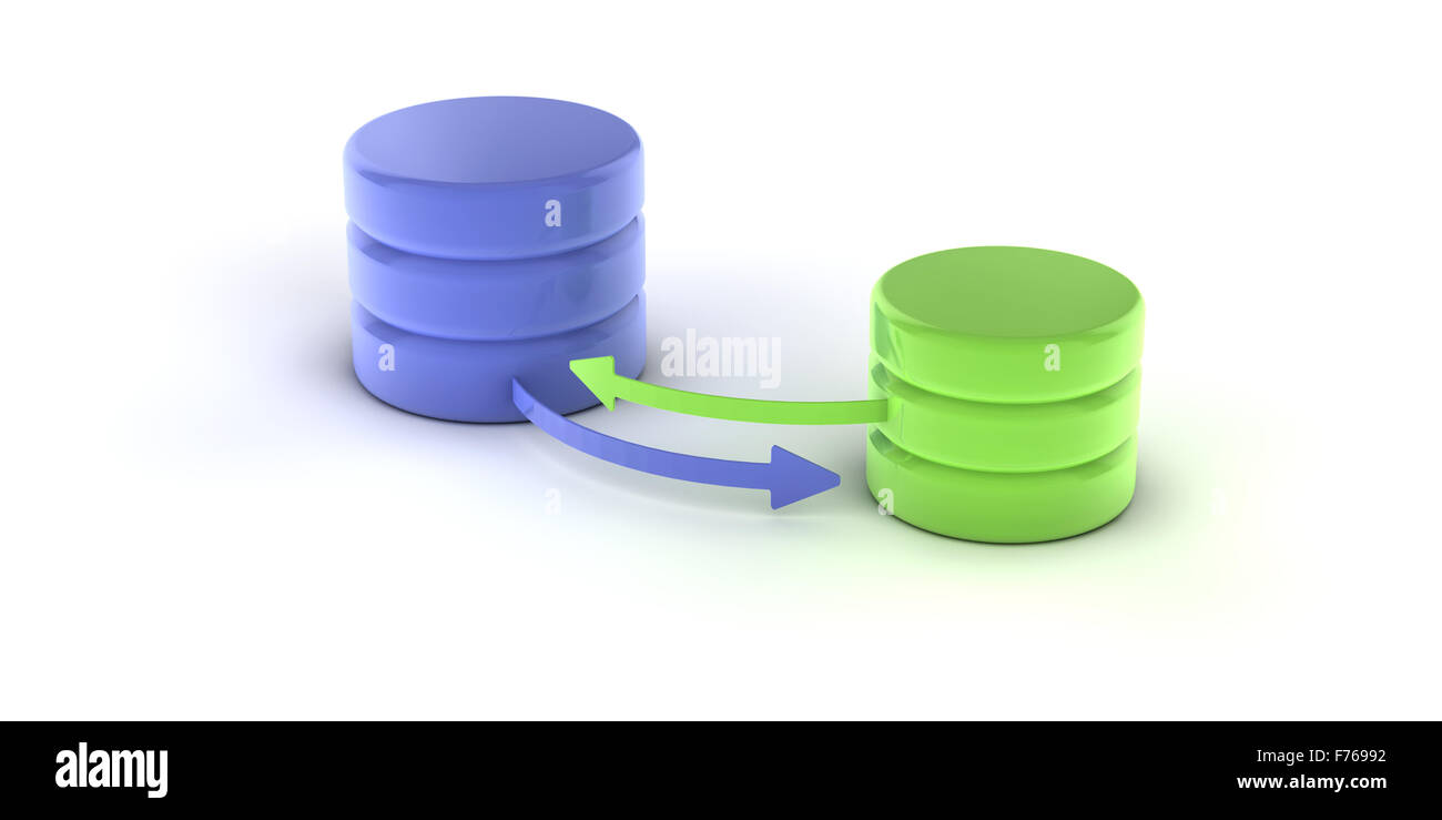 Database Foto Stock