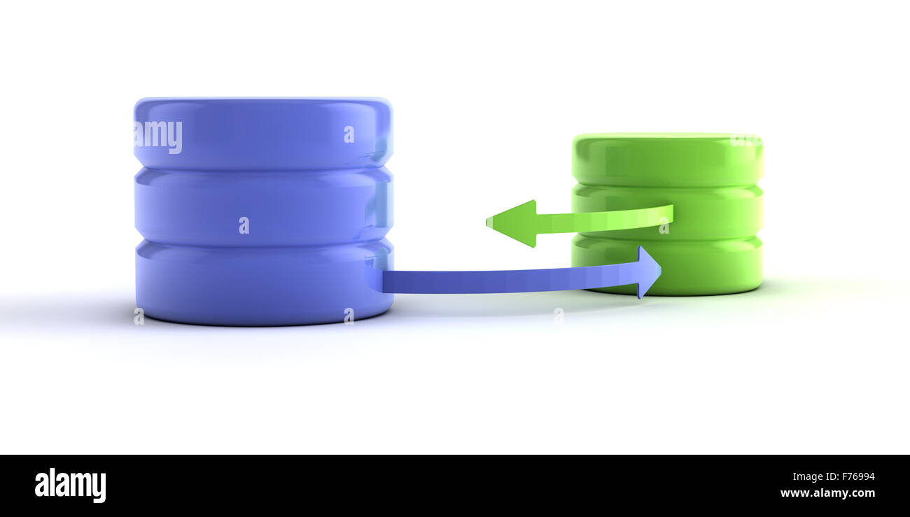 Database Foto Stock