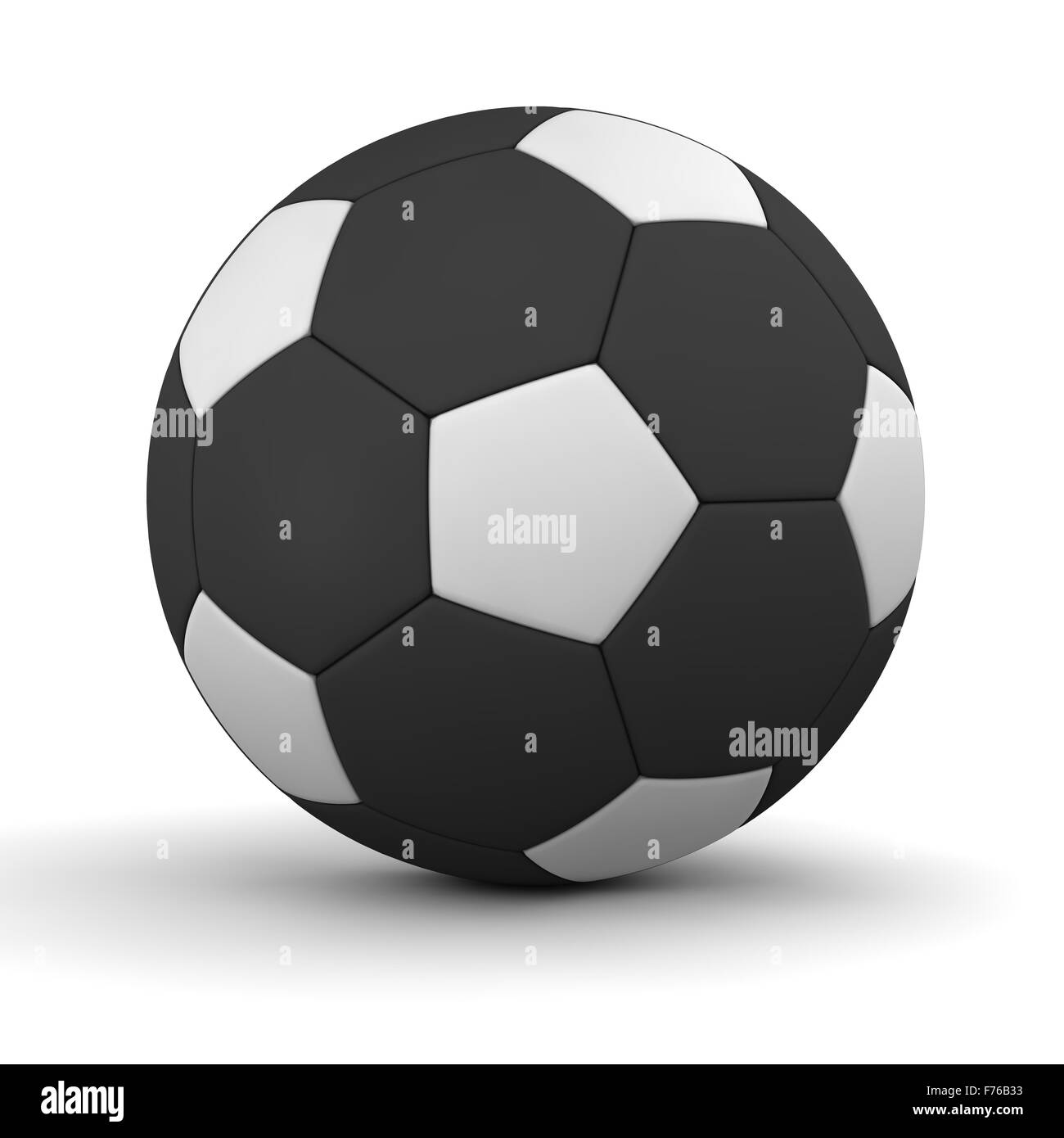 Calcio classico in bianco e nero - colori inversi Foto stock - Alamy