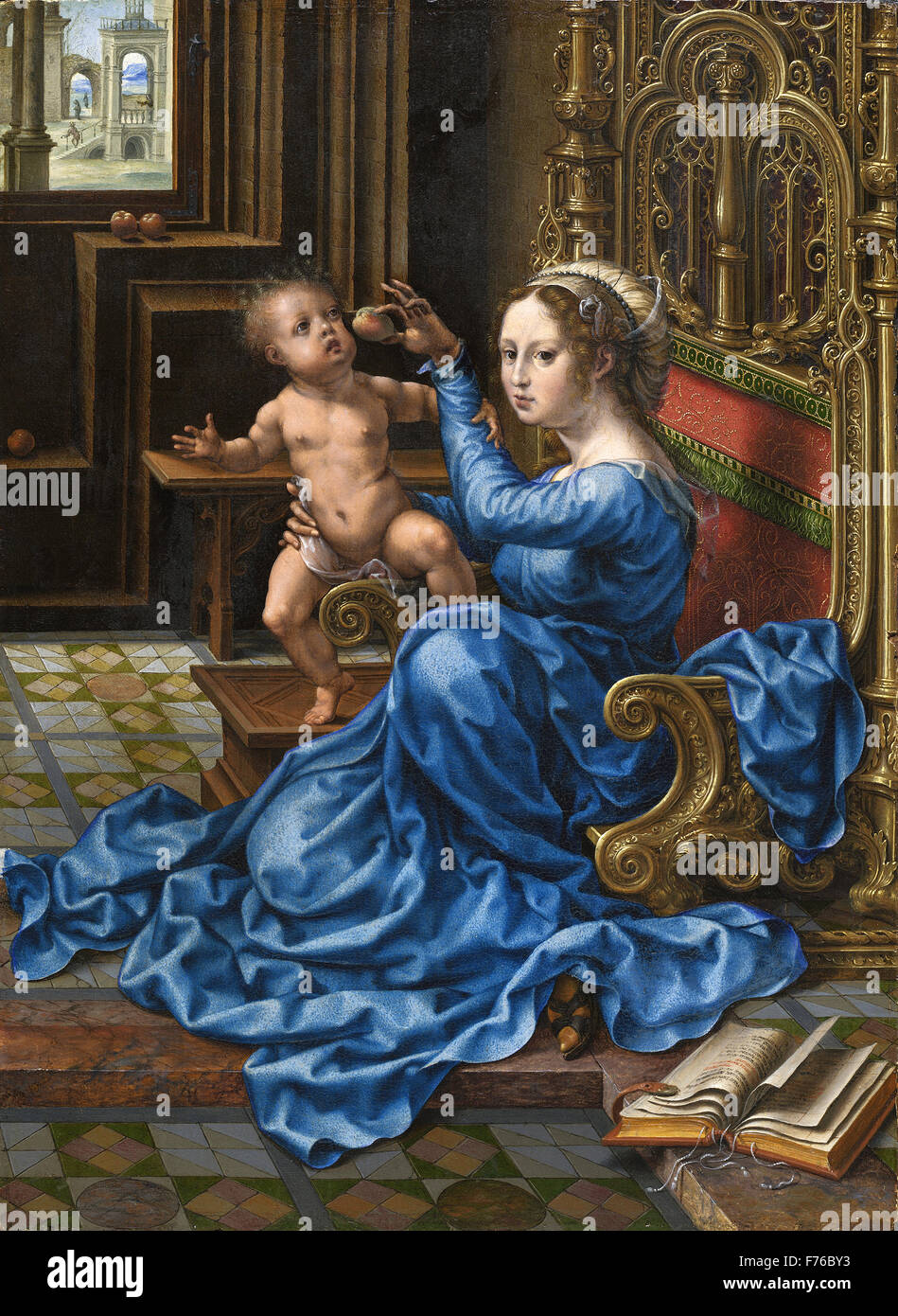 Jan Gossaert - Madonna col Bambino Foto Stock