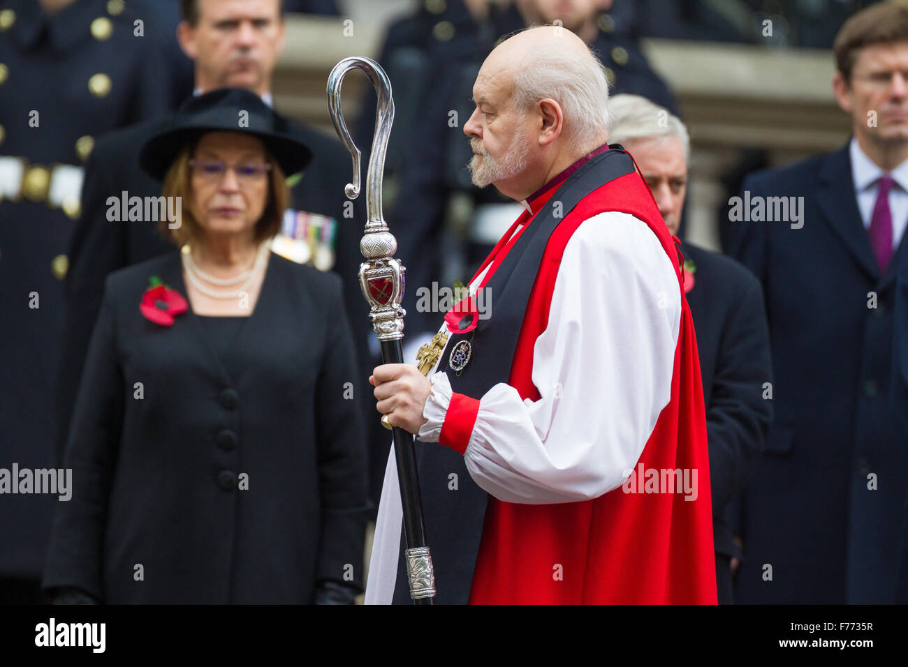 Il decano di cappelle HM Royal e il Signore vescovo di Londra, Rt Revd. & Rt Hon Dr Richard Chartres Foto Stock
