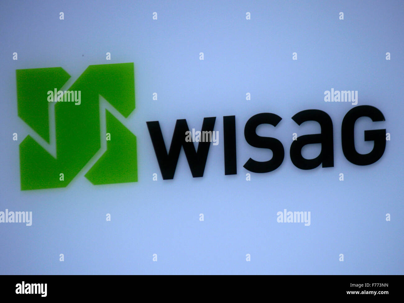 Markennamen: 'Wisag', Frankfurt am Main. Foto Stock