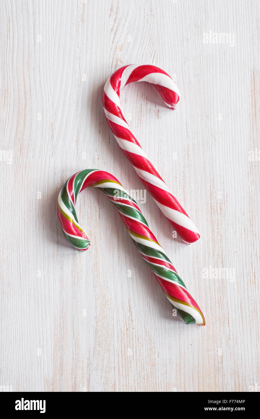 Natale caramelle a strisce Foto stock - Alamy