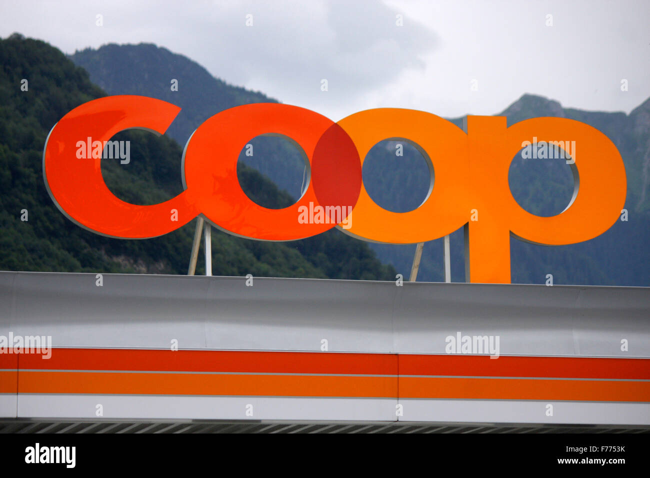 Markennamen: "Coop", Liechtenstein. Foto Stock