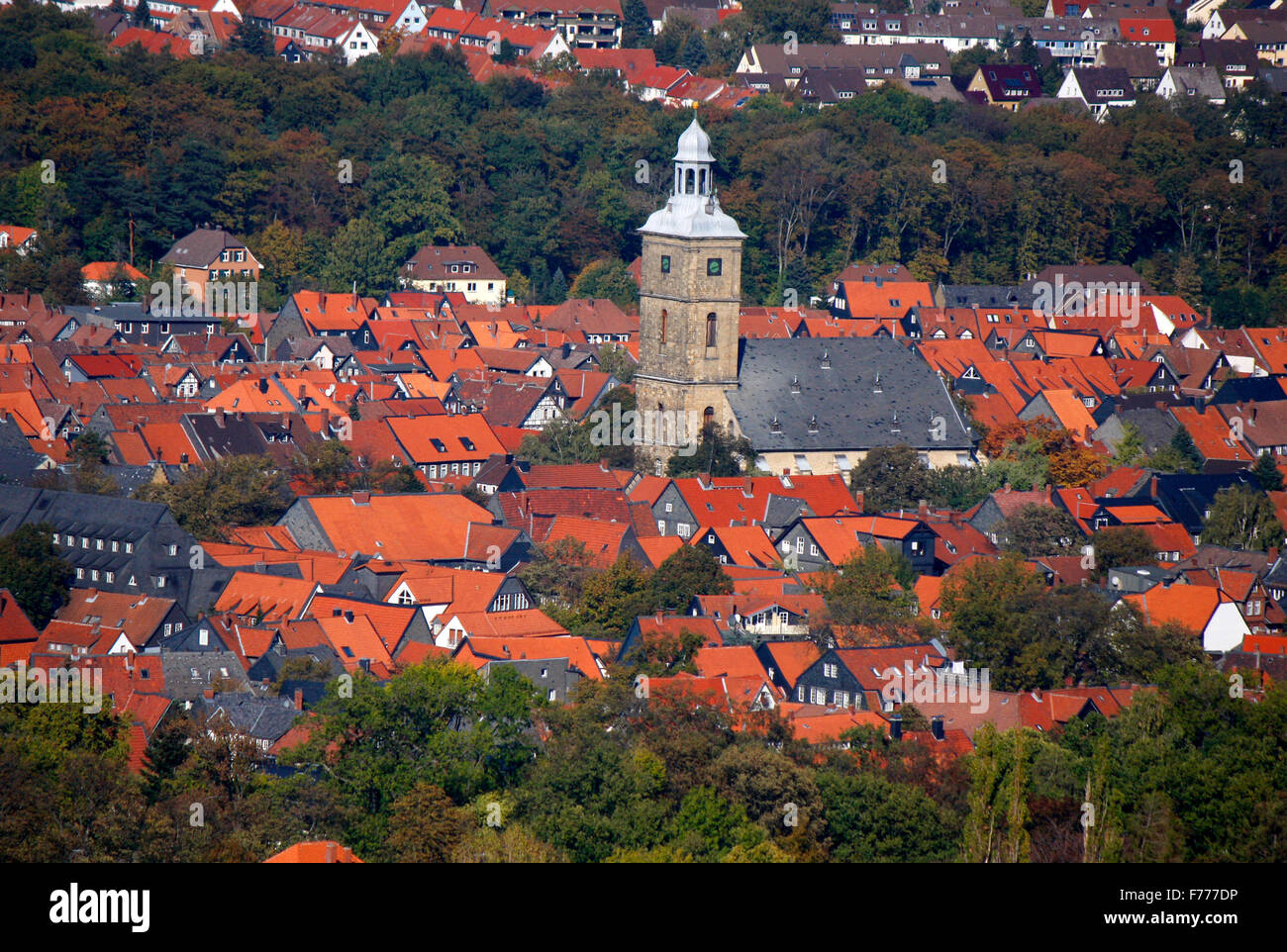 Luftbild: Goslar . Foto Stock
