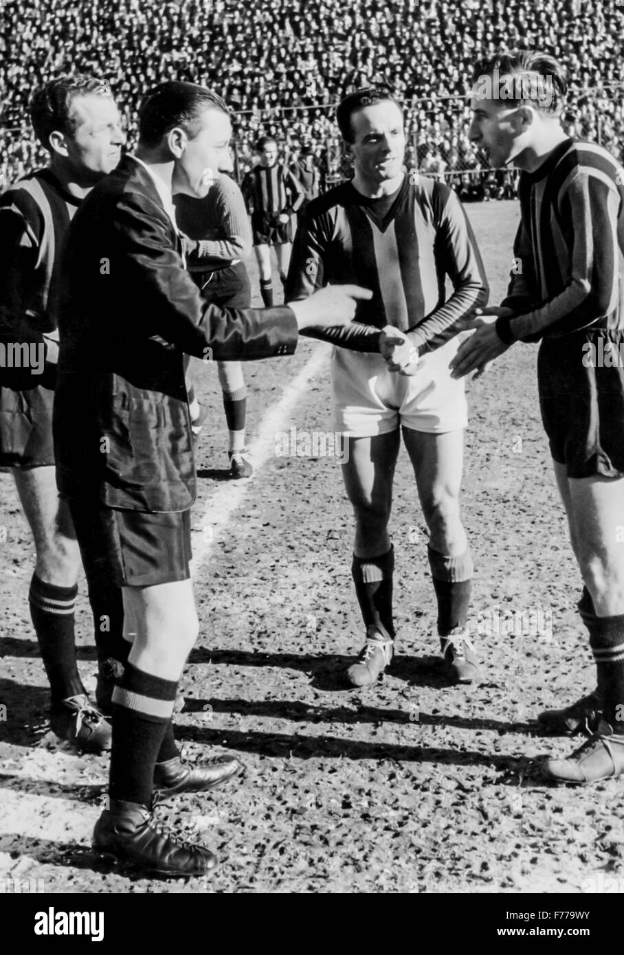Inter - Milano 1946,prima del gioco Foto Stock