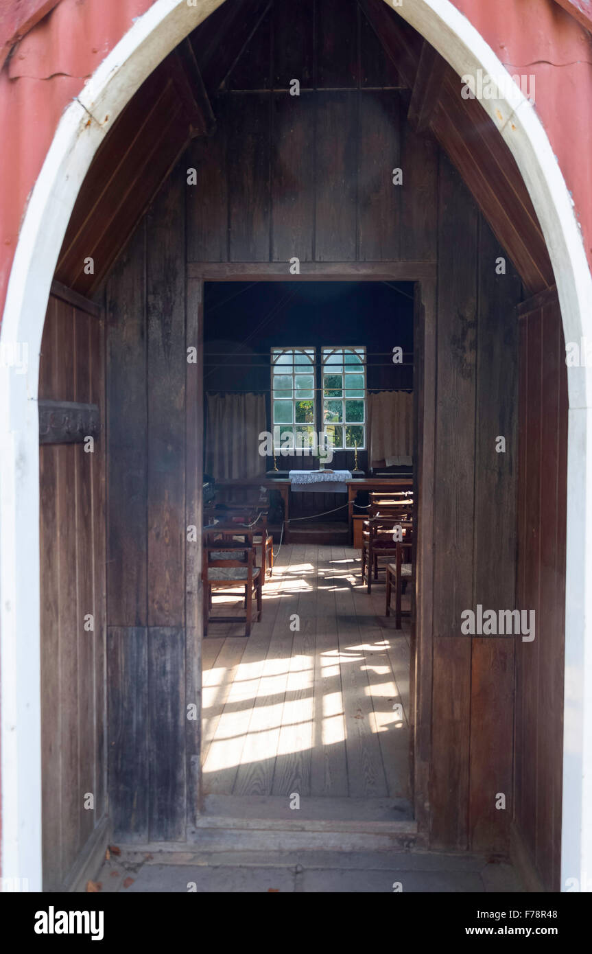Missione Henton Camera, Chiltern Open Air Museum, Chalfont St Giles Buckinghamshire, Inghilterra, Regno Unito Foto Stock