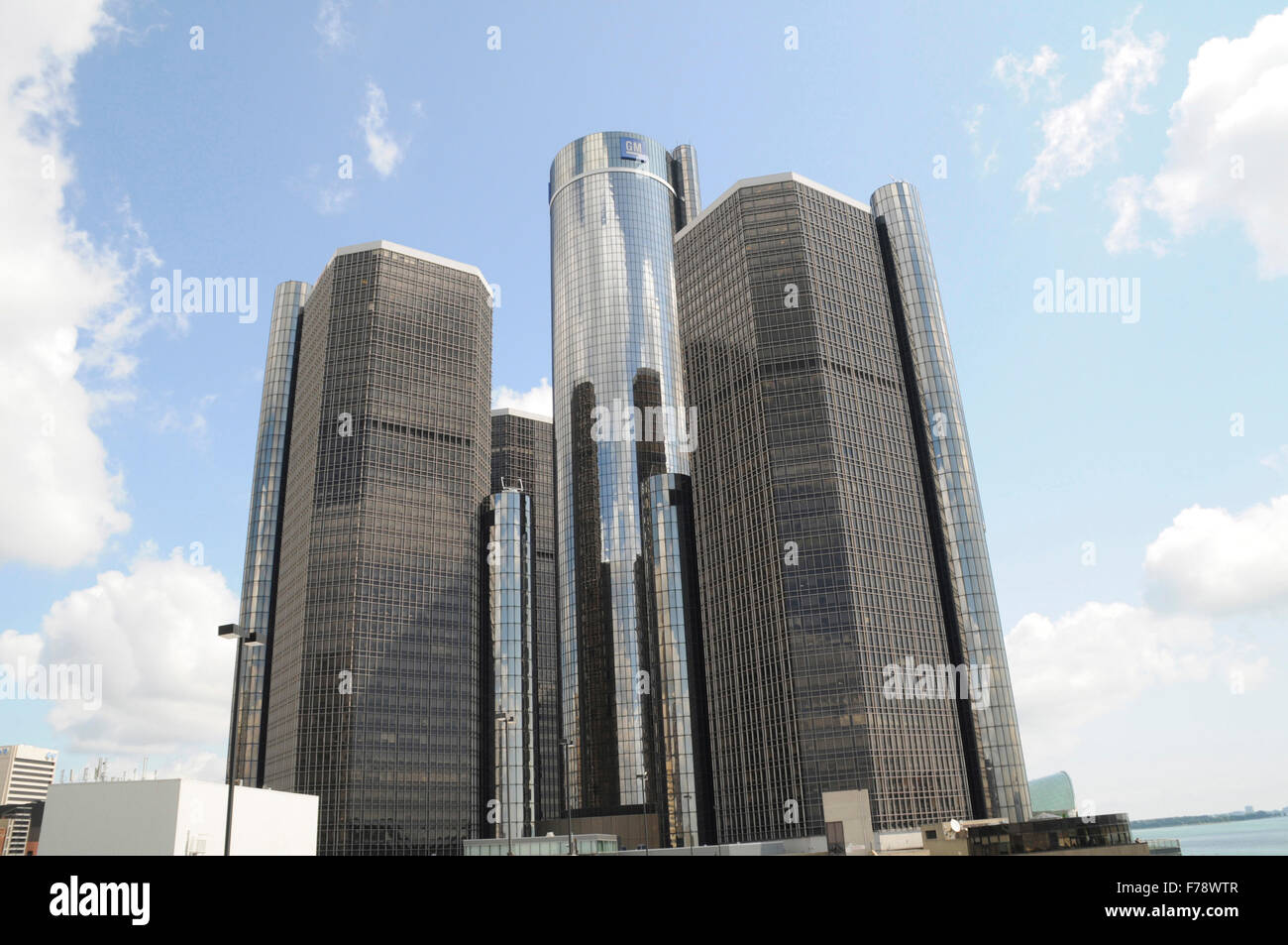 La General Motors Building a Detroit, Michigan Foto Stock