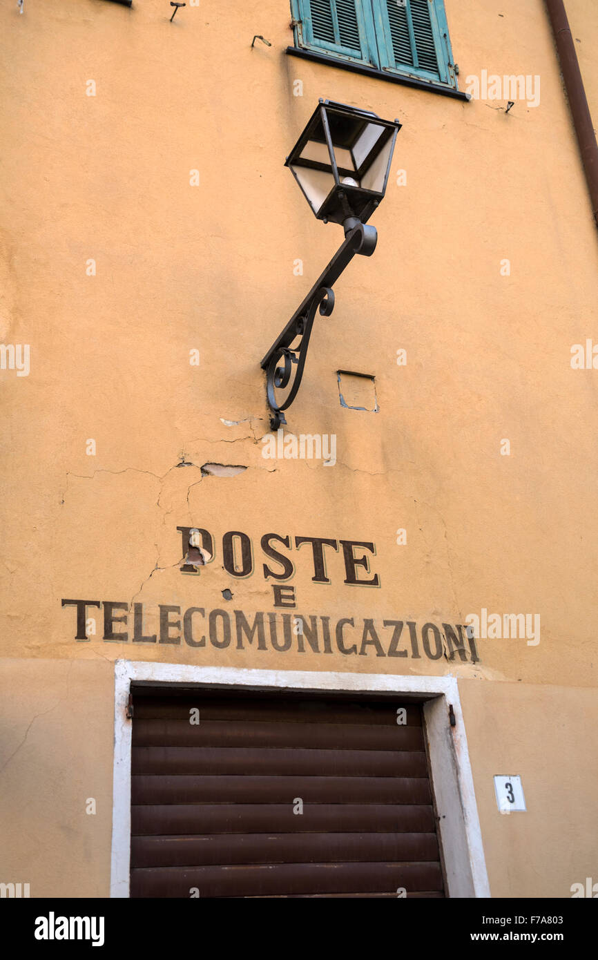 Piazza Padre Giacomo Viale, Bordighera e Imperia Liguria, Italia. Foto Stock