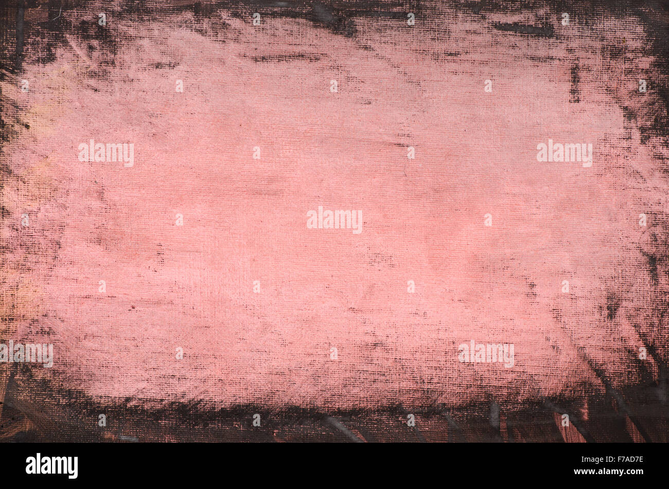 Dipinto di rosso tela artistica texture di sfondo Foto Stock