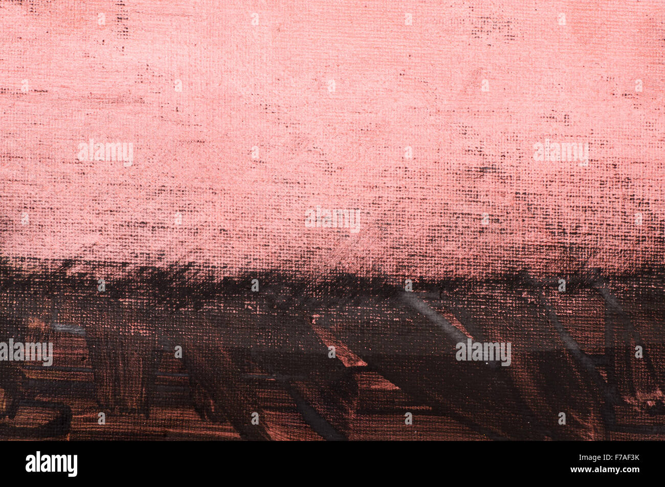Dipinto di rosso tela artistica texture di sfondo Foto Stock