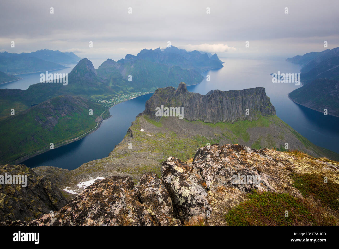 Viste Grytetippen, Senja Foto Stock