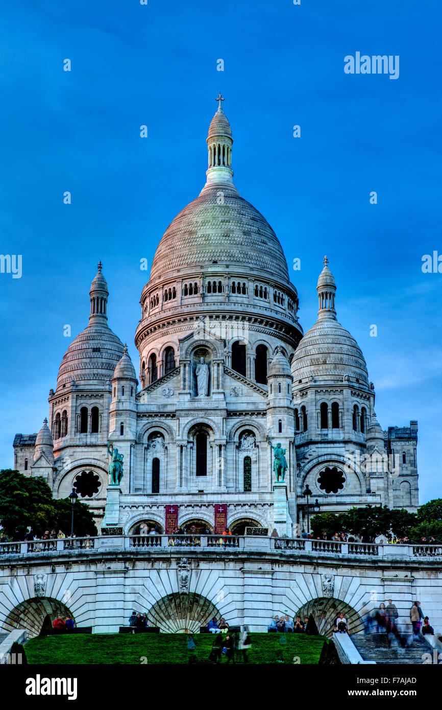 Basilica del Sacre Coeur, Parigi, Francia. Foto Stock