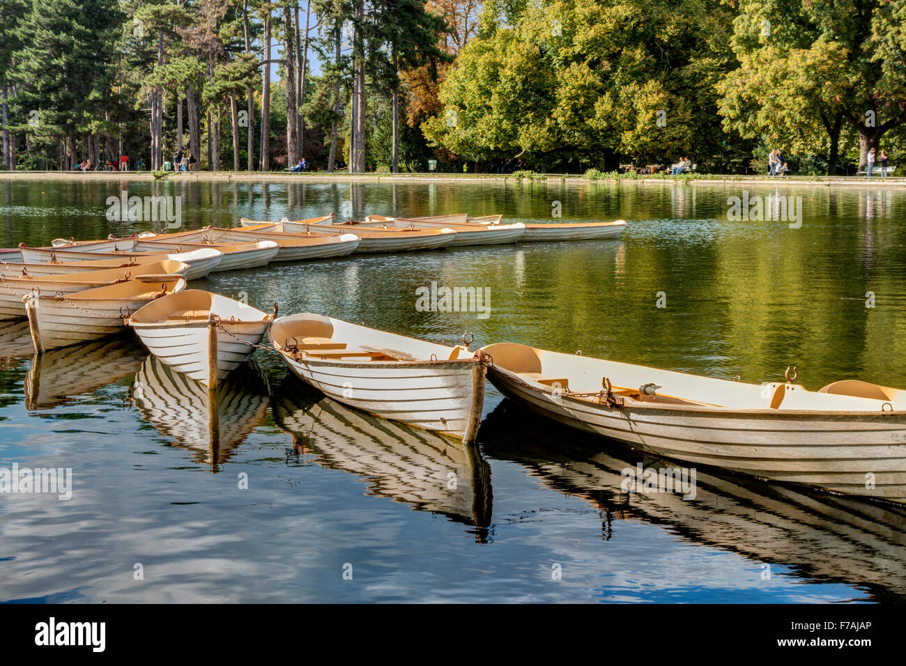 Il Bois de Boulogne Parigi Francia Foto Stock