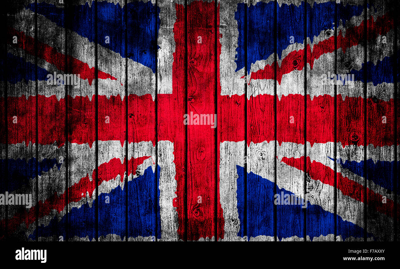 Union Jack flag di Gran Bretagna Foto Stock