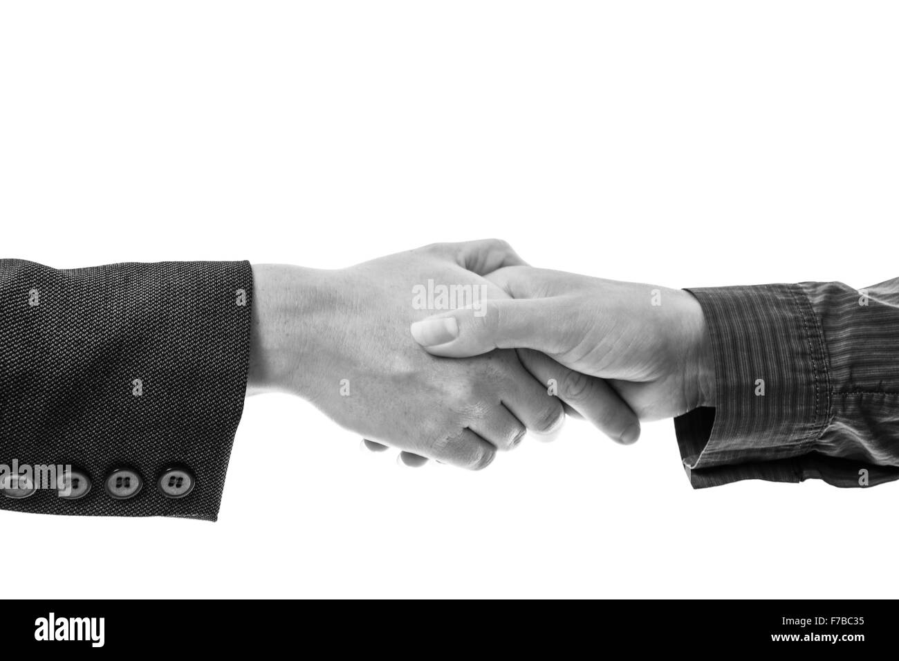 Immagine ravvicinata di due business donna stringono le mani. Foto Stock