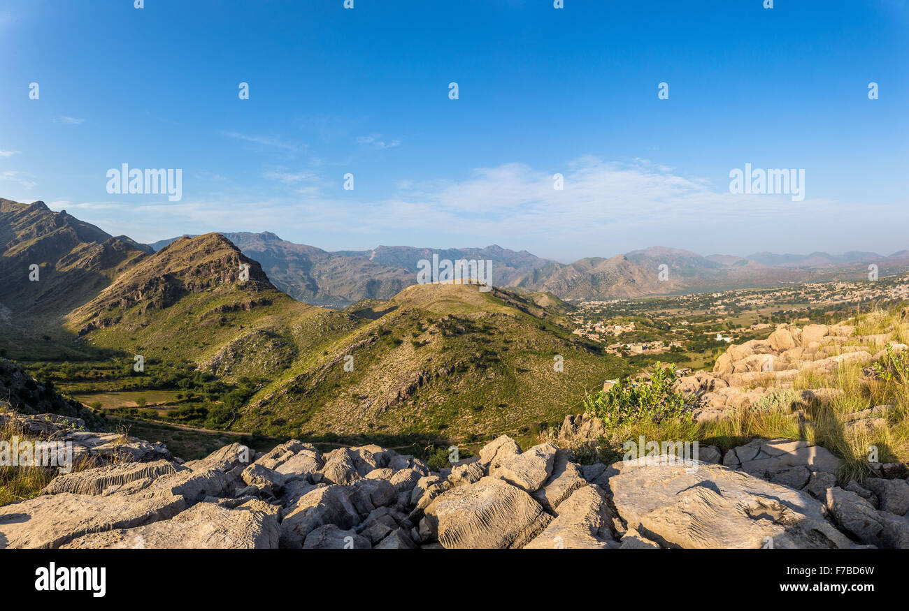 Khyber Pass nel nord-ovest del Pakistan Foto Stock