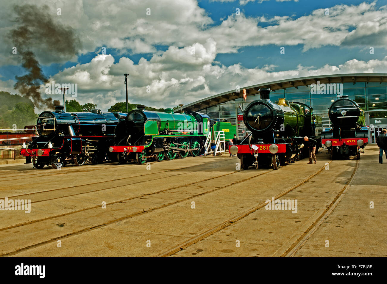 Motore a vapore Gala al museo della locomozione Shildon Foto Stock