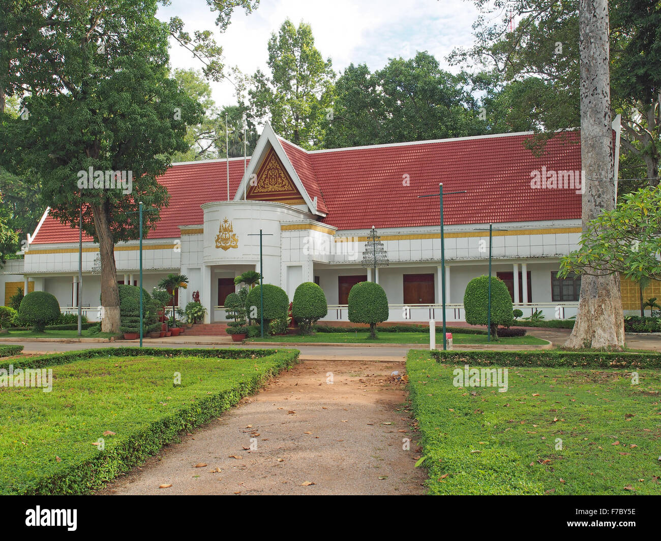 Vista del Royal Residence in Siem Reap Cambogia Foto Stock