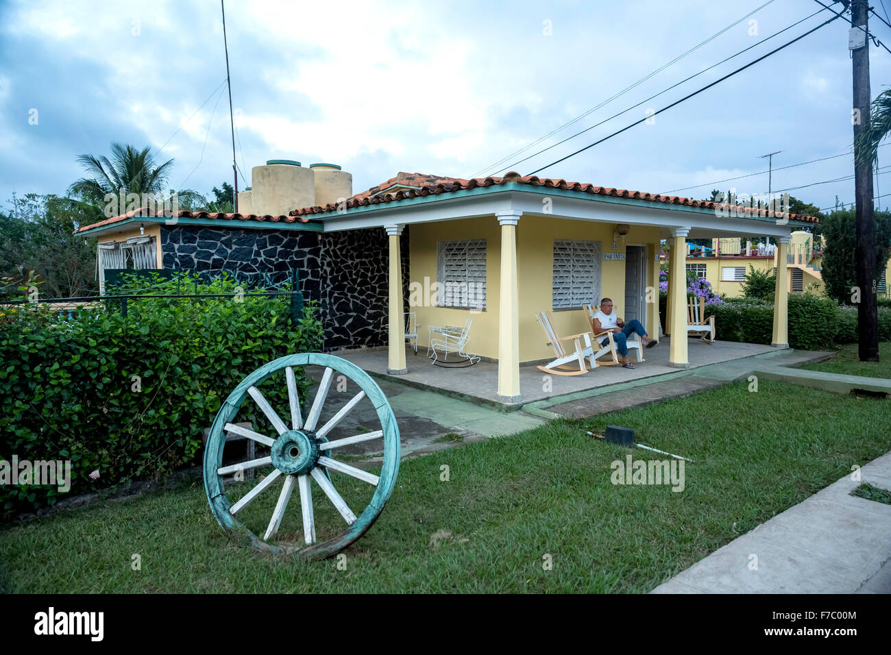 Casa Particular, alloggio privato, guest house, turistico con gli host, Cuba, Pinar del Río, Cuba, America del Nord Foto Stock