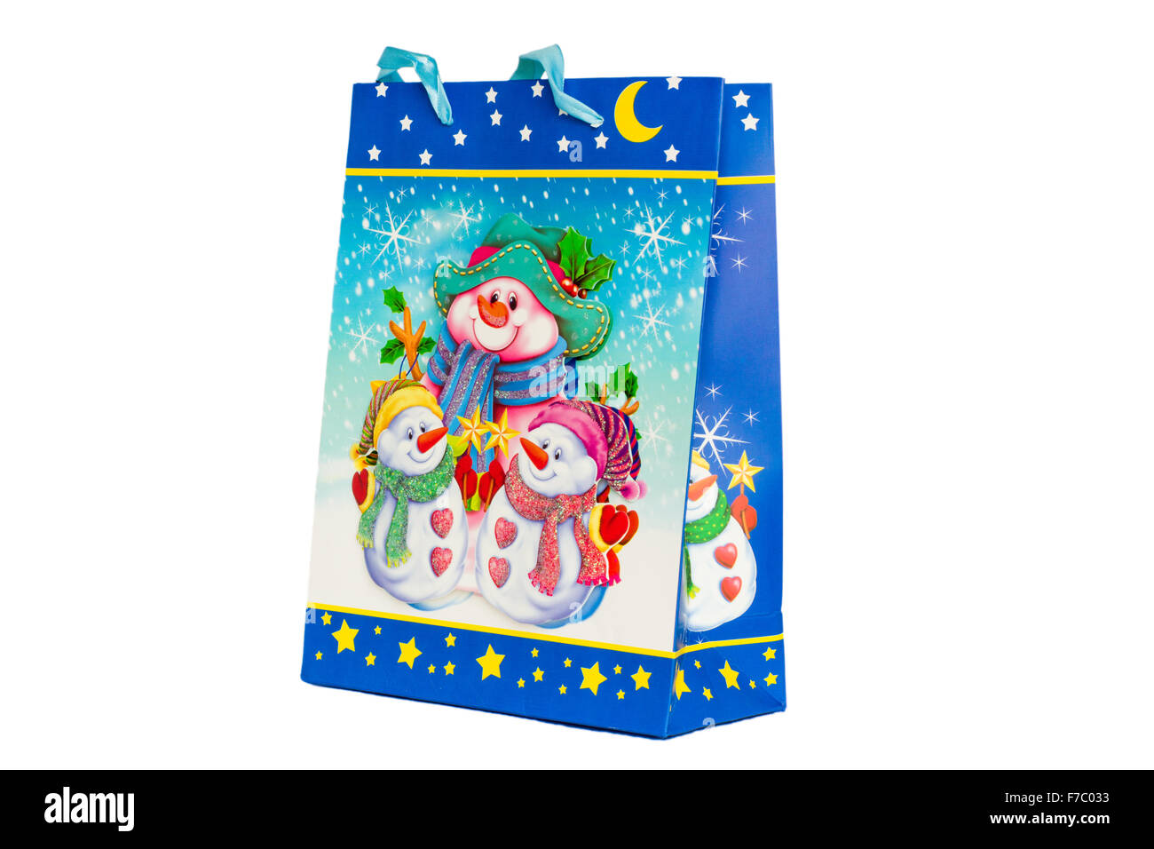 Luminose buste regalo isolato Foto Stock