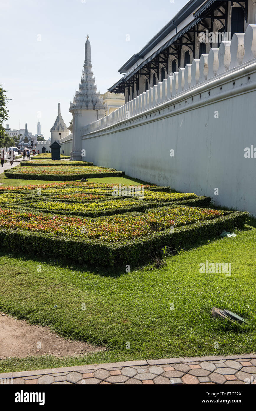 Il Grand Palace di Bangkok Foto Stock