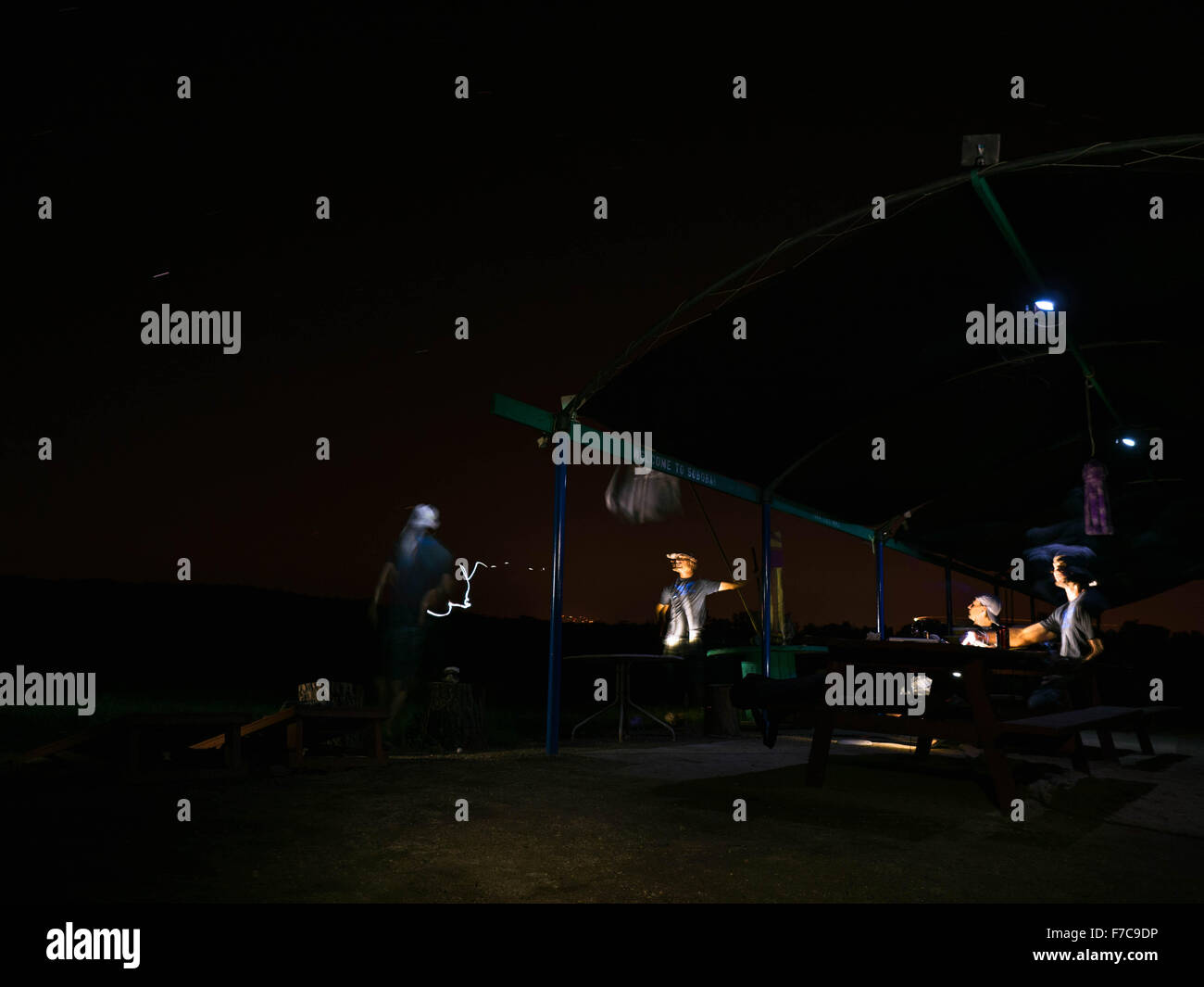 Tutti e quattro di me Foto Stock