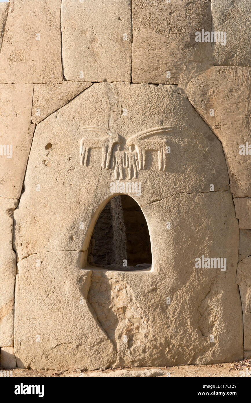 Hili Grand tomba a Hili giardino archeologico (con resti di età del Bronzo gli insediamenti ) ad Al Ain Emirati Arabi Uniti. UNESCO Foto Stock