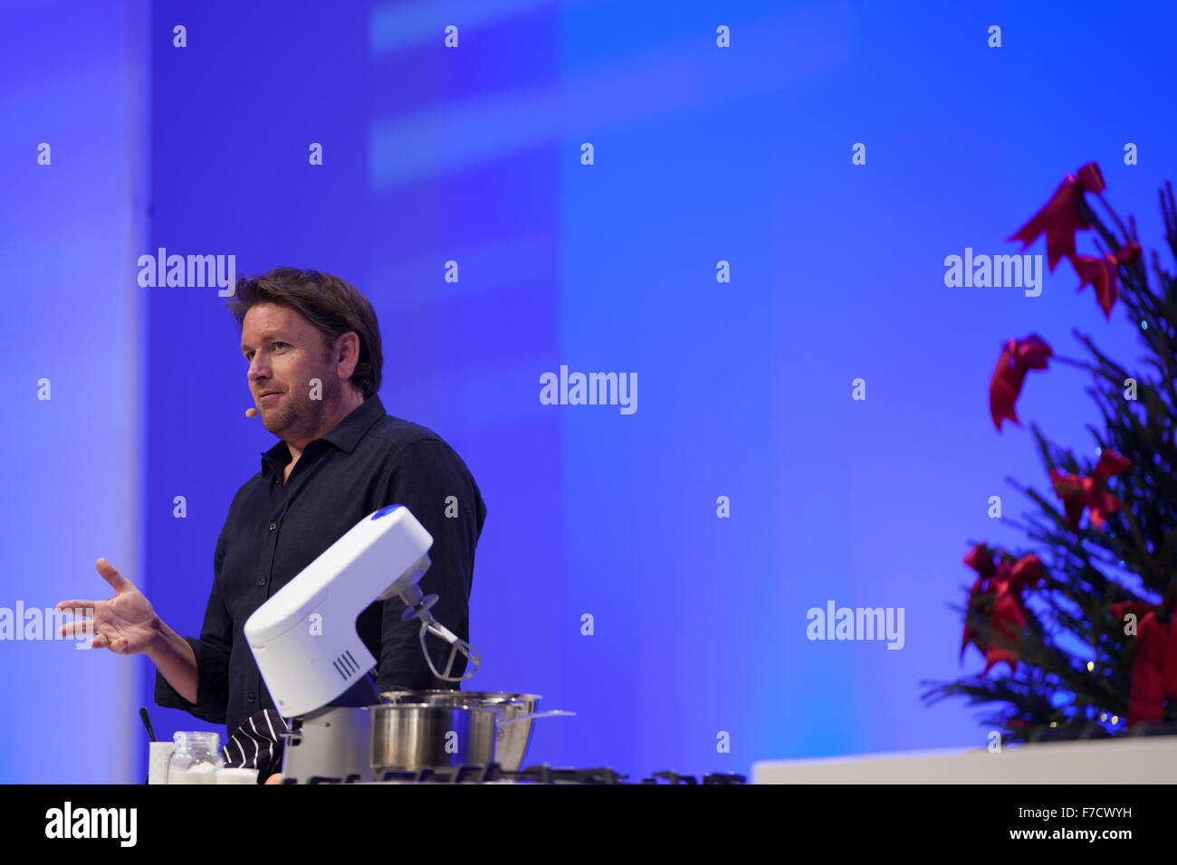 Birmingham, Regno Unito. 29 Nov, 2015. James Martin in Supertheater divertente la folla. Credito: Steven roe/Alamy Live News Foto Stock
