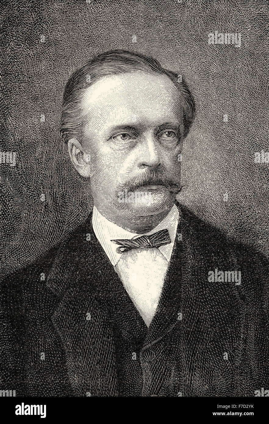 Hermann Ludwig Ferdinand von Helmholtz 1821-1894, un medico tedesco e un fisico Foto Stock