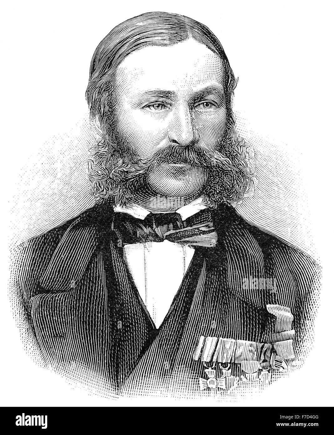 Heinrich Barth, 1821-1865, un esploratore tedesco dell Africa e di studioso Foto Stock
