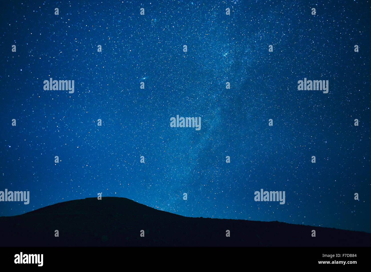 Le stelle nel cielo notturno Foto Stock