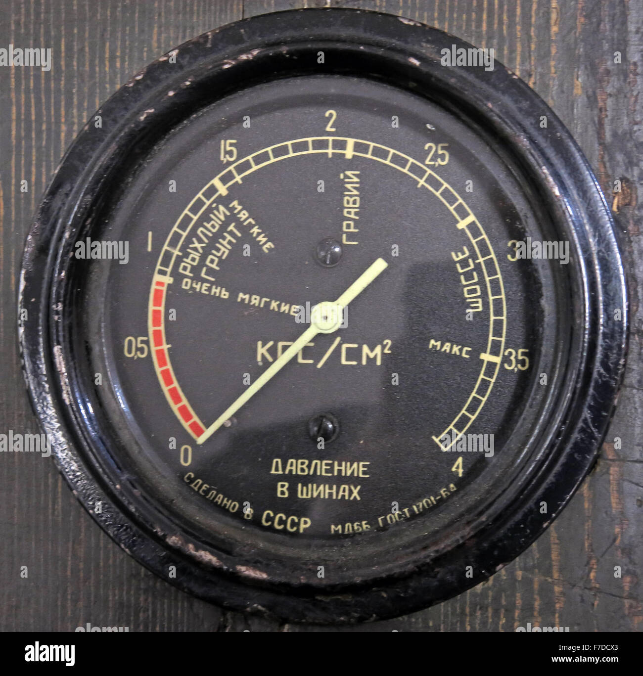 Aerei russi piano indicatori a quadrante da URSS hardware Foto Stock