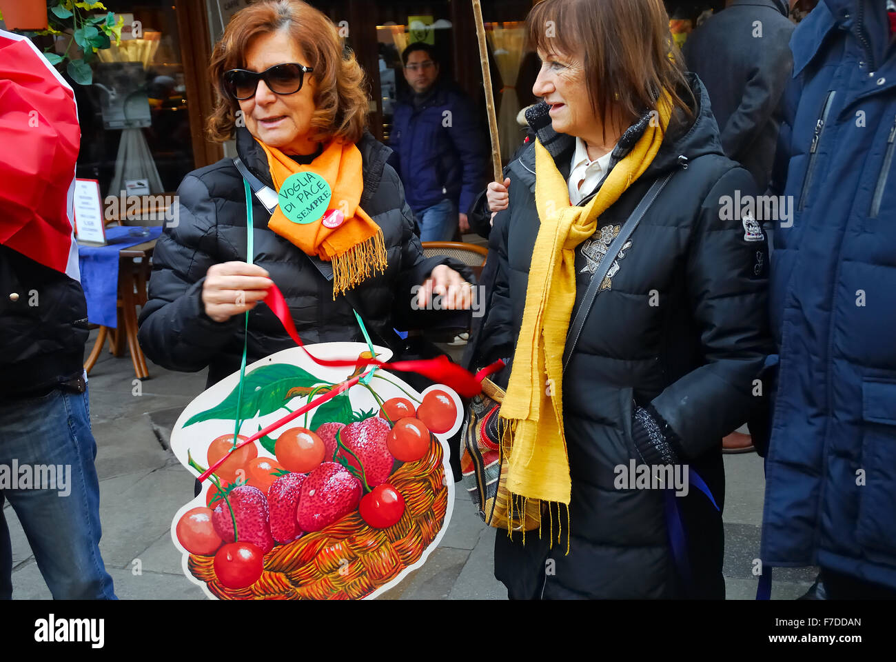 Venezia, Italia. Il 29 Novembre, 2015. Il clima globale di marzo - Ferdinando Piezzi Credito: Ferdinando Piezzi/Alamy Live News Foto Stock