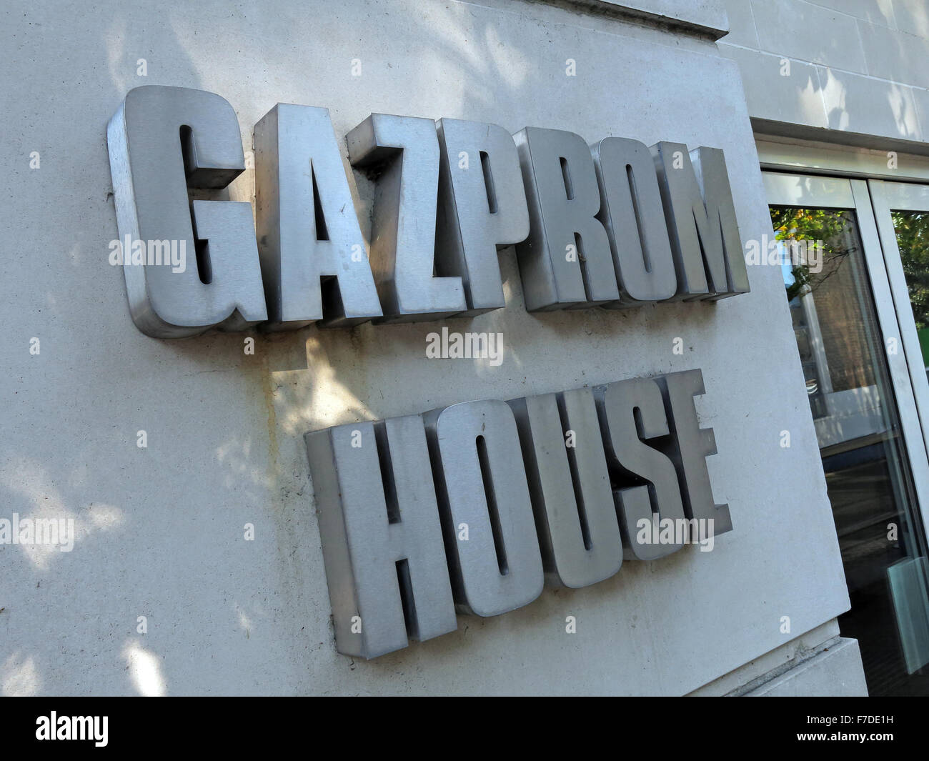 Gazprom House, Hampton Wick, Kingston, Londra, compagnia petrolifera e di gas russa Foto Stock