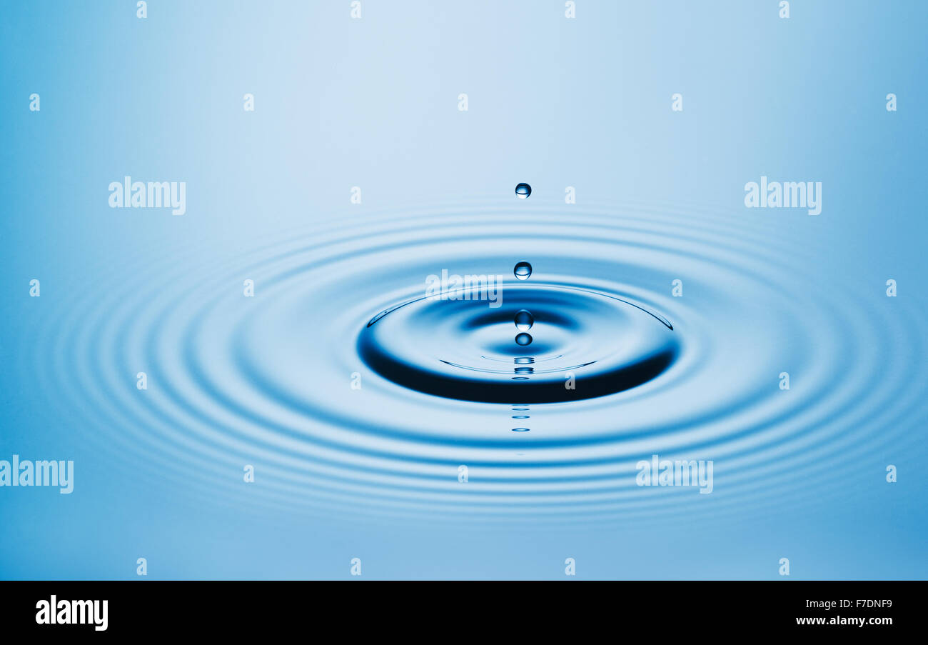Goccia d'acqua Foto Stock